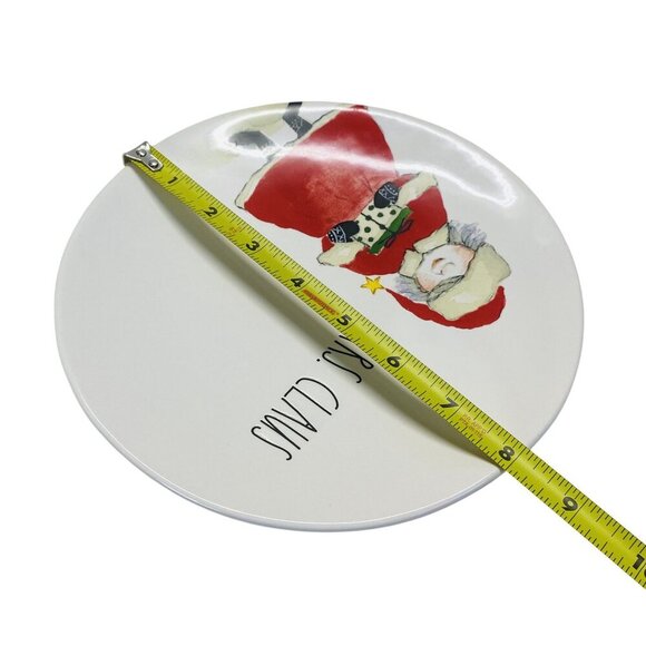 Rae Dunn Mrs. Claus Ceramic Plate 10" Christmas Decor - Picture 4 of 4